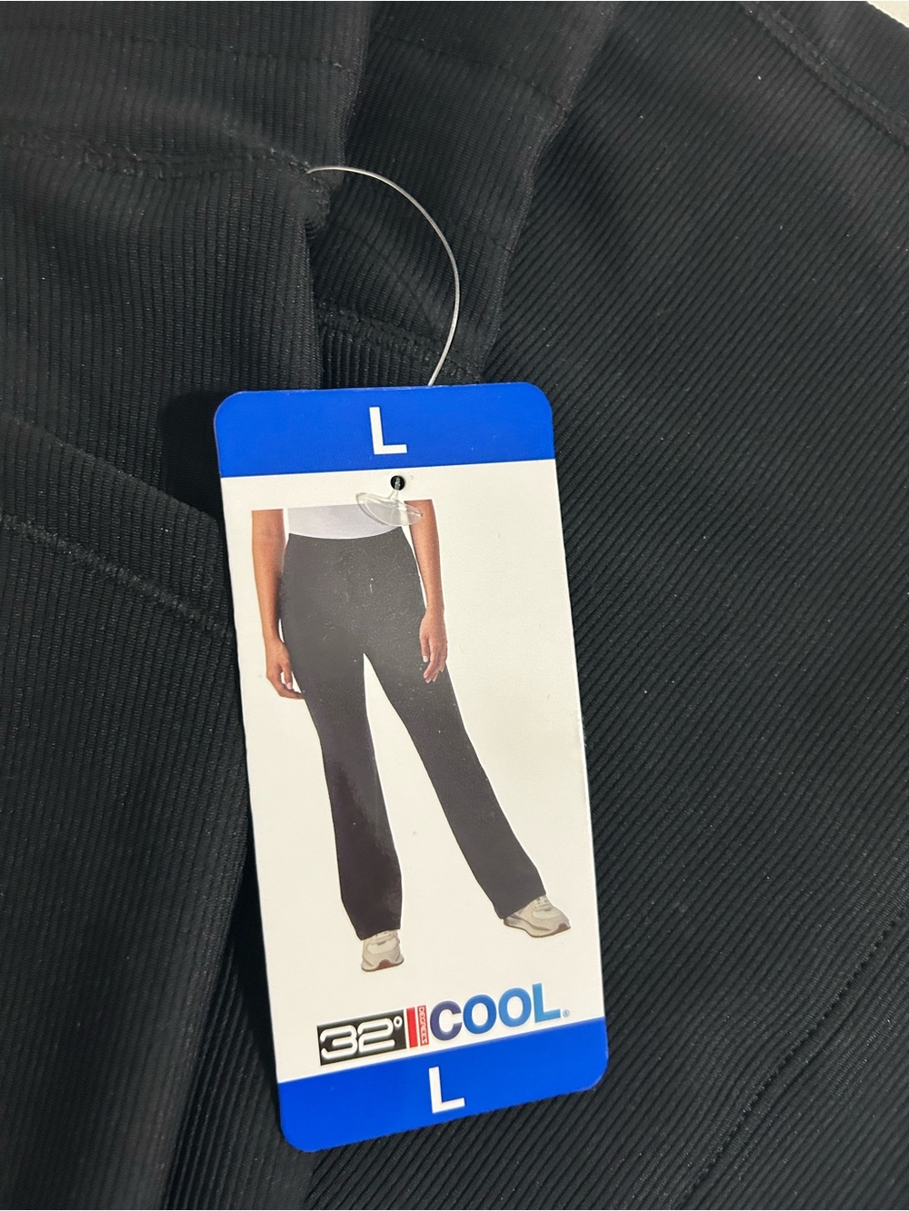 32° Cool Women's Black Track Pants - L